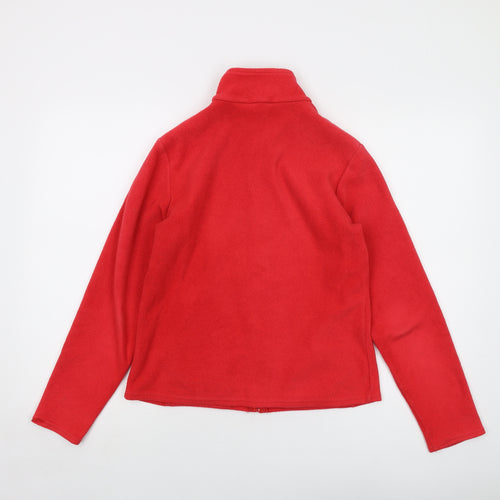 Marks and Spencer Womens Red Jacket Size 12 Zip