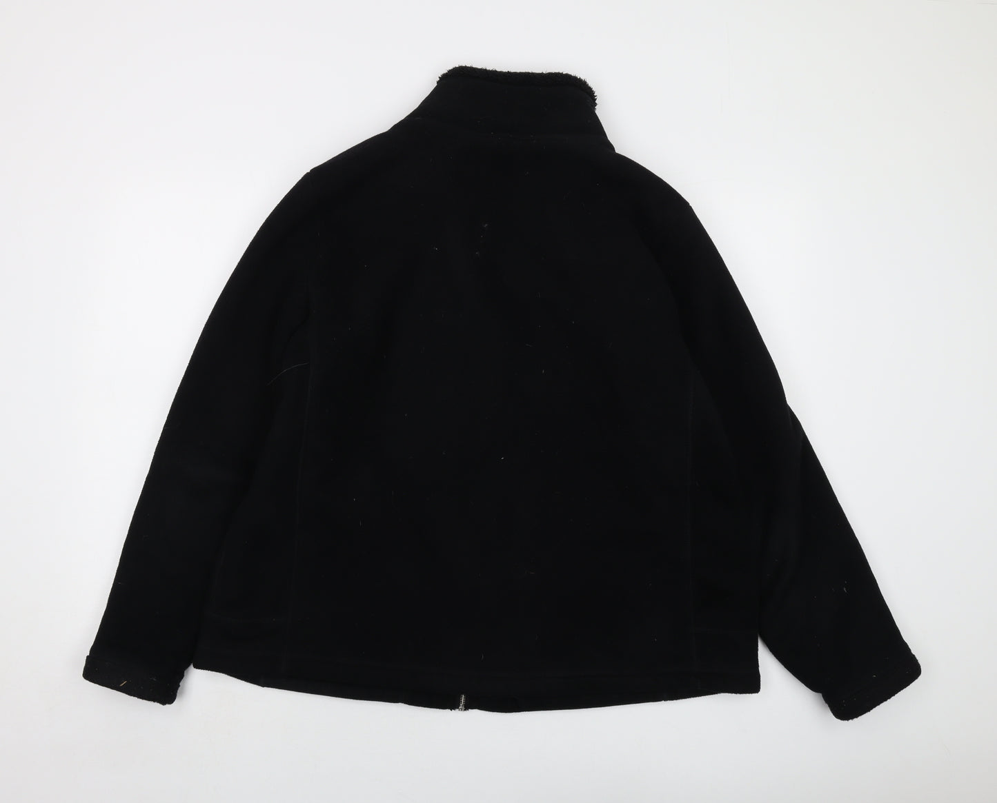 Marks and Spencer Womens Black Jacket Size 20 Zip