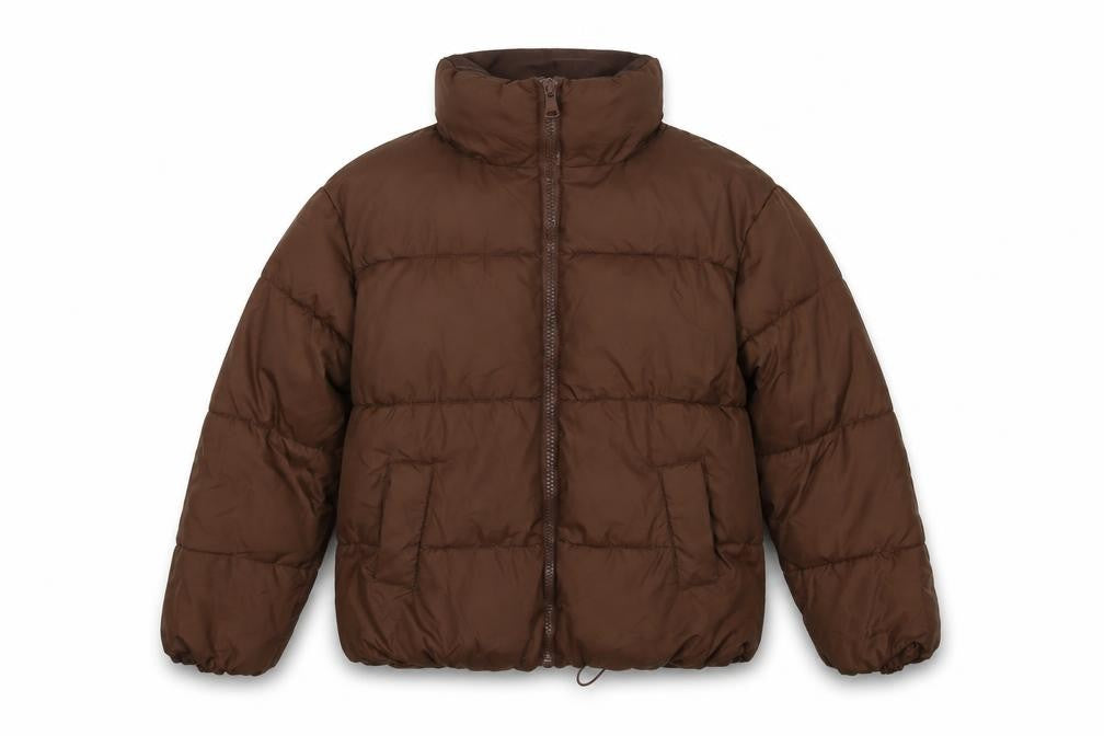 New Look Womens Brown Jacket Size 6 Zip