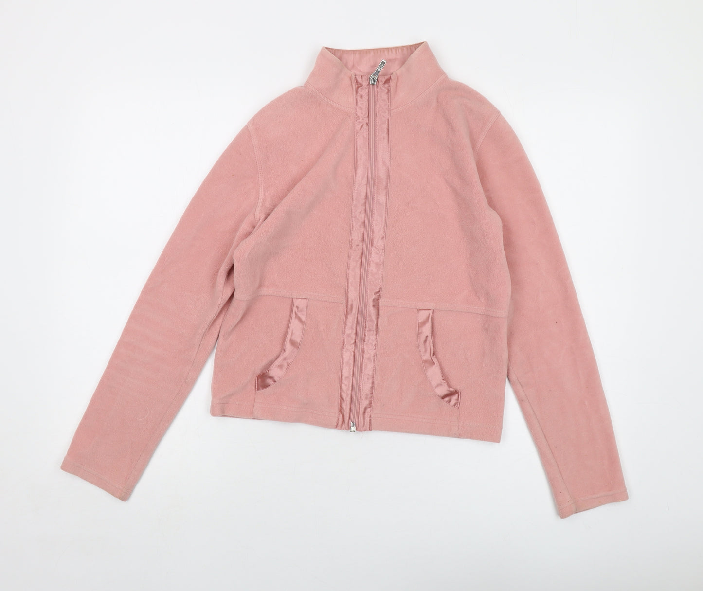 Per Una Womens Pink Jacket Size 10 Zip