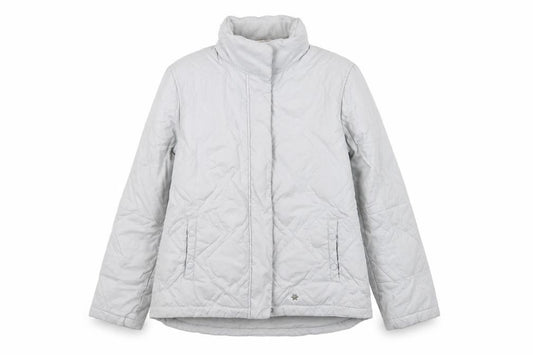 Front view of Next women’s blue jacket, size UK 10, zip