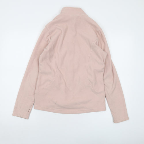 Marks and Spencer Womens Pink Jacket Size 10 Zip