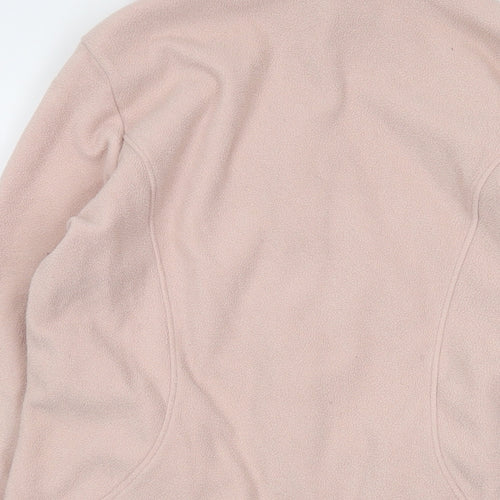 Marks and Spencer Womens Pink Jacket Size 10 Zip
