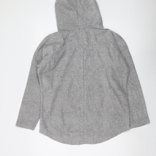 DECATHLON Womens Grey Polyester Pullover Hoodie Size M Pullover