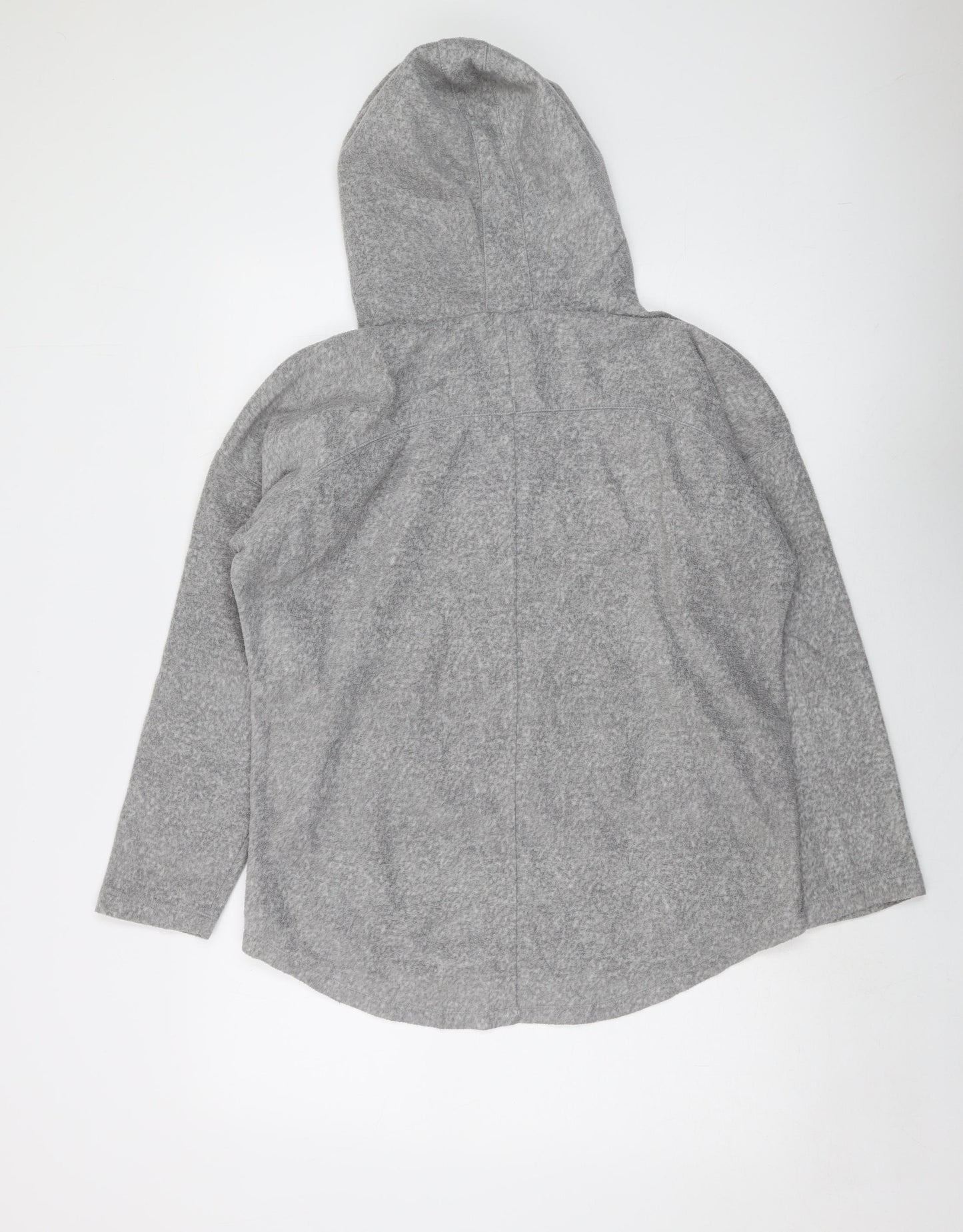 DECATHLON Womens Grey Polyester Pullover Hoodie Size M Pullover