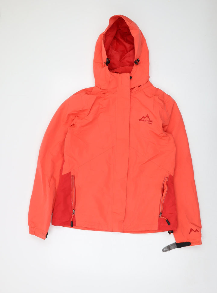 Adventure Trall Womens Orange Jacket Size 14 Zip