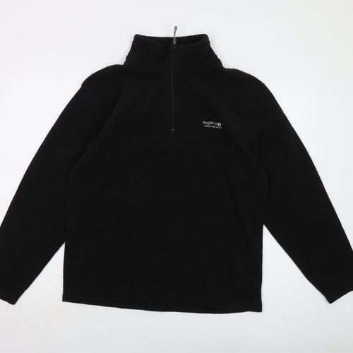 Regatta Mens Black Polyester Pullover Sweatshirt Size M