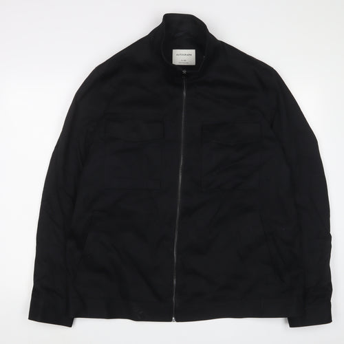 Autograph Mens Black Jacket Size XL Zip