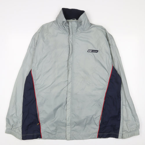 Reebok Mens Blue Jacket Size XL Zip - Logo
