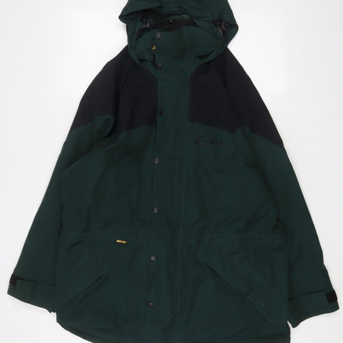 TOG24 Womens Green Jacket Coat Size 12 Zip - Logo, Embroidered