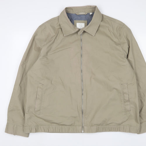 Marks and Spencer Mens Beige Jacket Size 3XL Zip