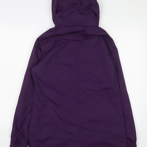 Peter Storm Womens Purple Rain Coat Coat Size 10 Zip