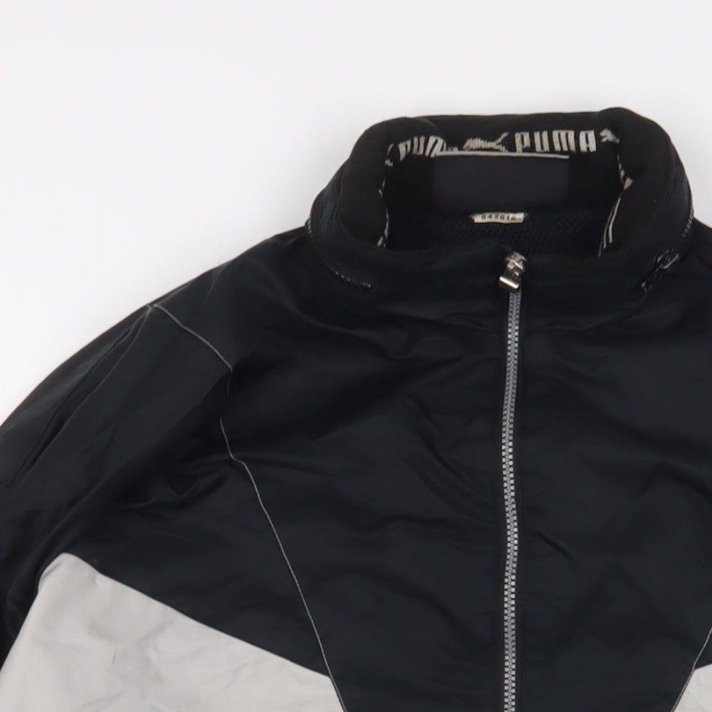 PUMA Mens Black Jacket Size L Zip