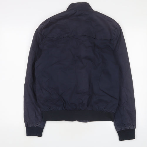 Ben Sherman Mens Blue Jacket Size S Zip - Logo, Embroidered