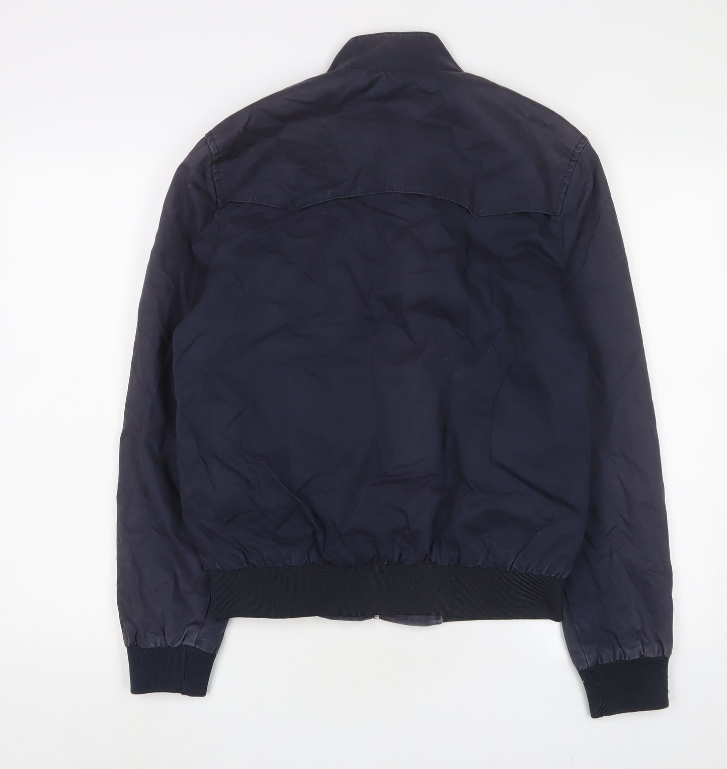 Ben Sherman Mens Blue Jacket Size S Zip - Logo, Embroidered