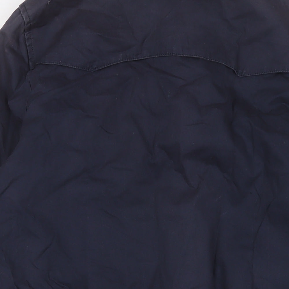 Ben Sherman Mens Blue Jacket Size S Zip - Logo, Embroidered