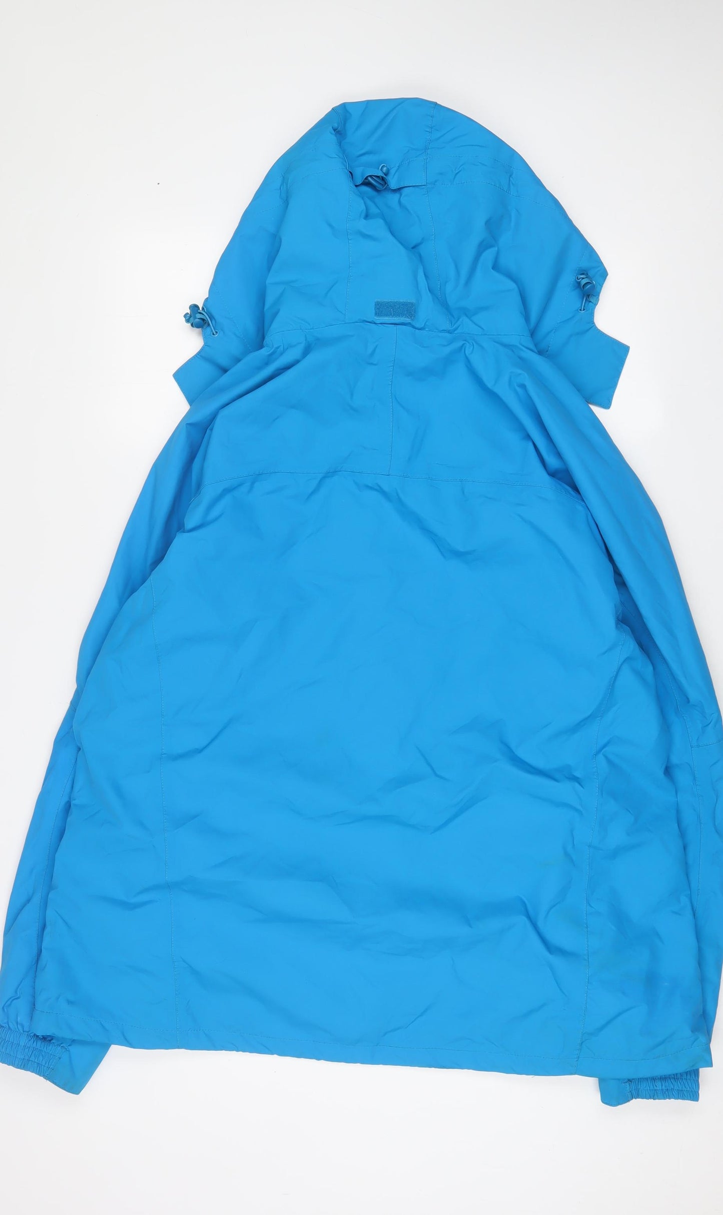 Marks and Spencer Womens Blue Rain Coat Coat Size 22 Zip