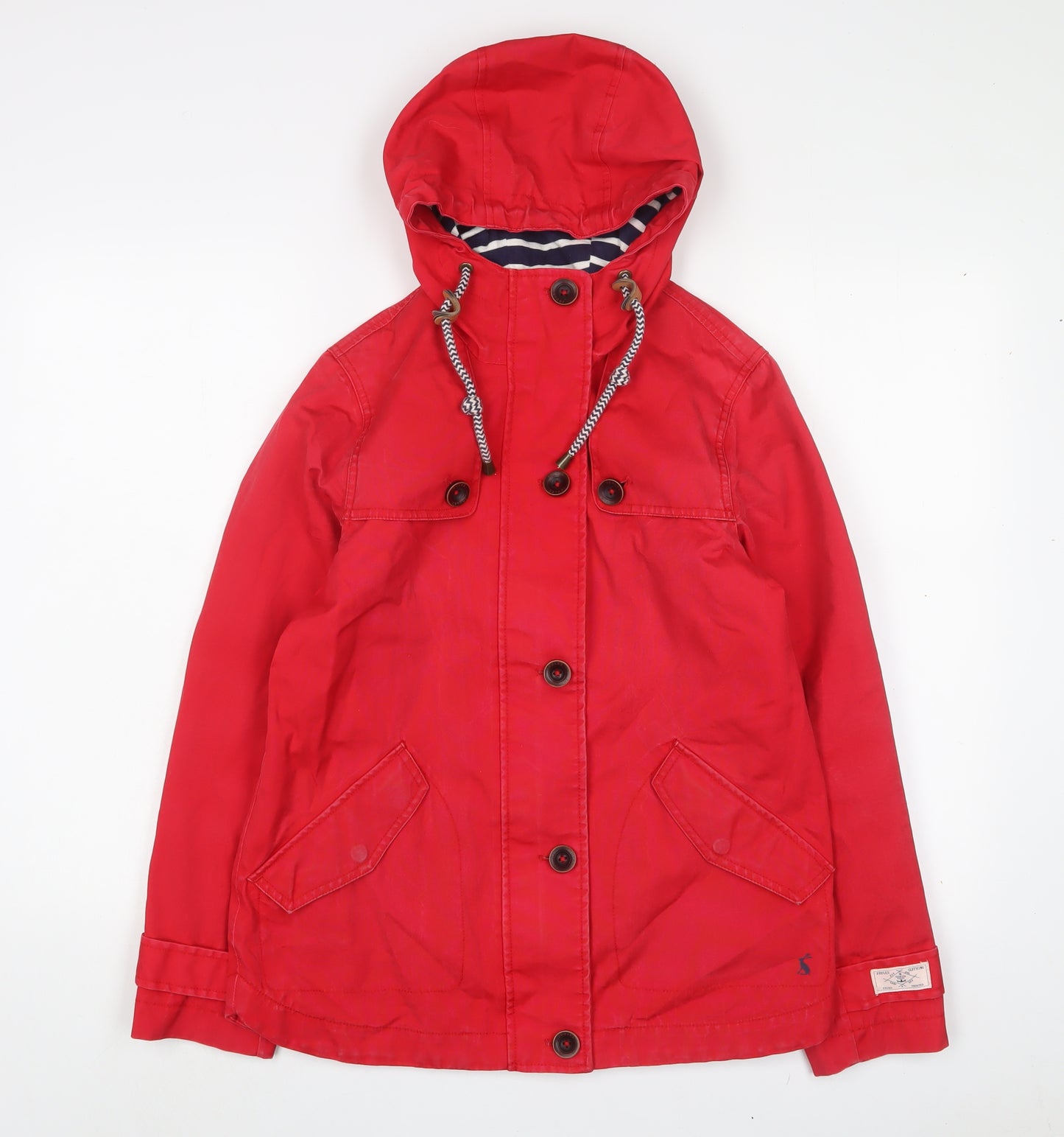 Joules Womens Red Jacket Size 8 Zip