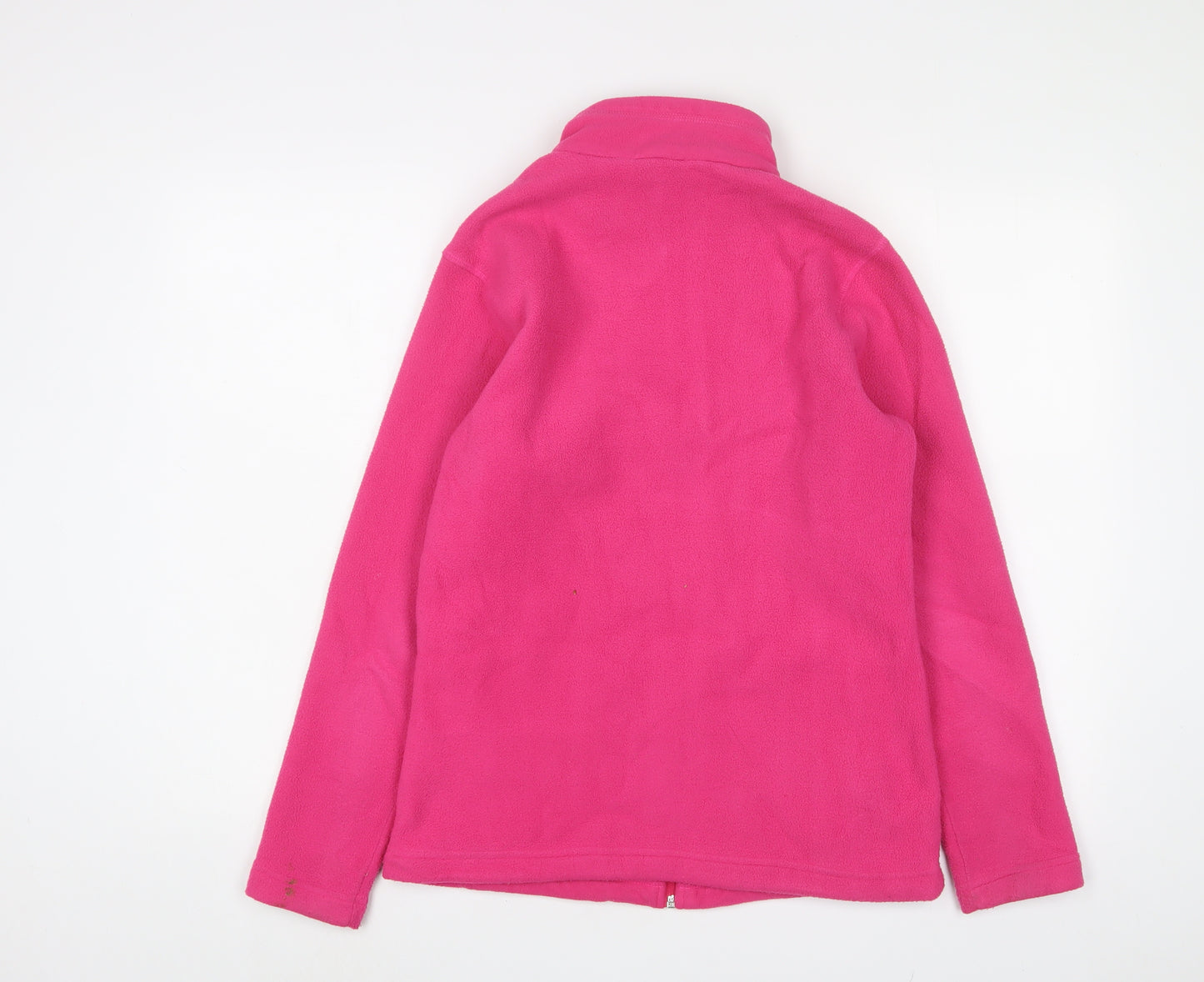 Hi Gear Womens Pink Jacket Size 10 Zip - Logo, Embroidered