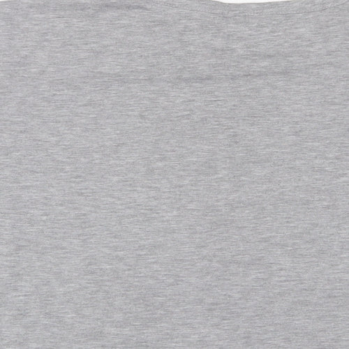 Disney Womens Grey Polyester Cropped T-Shirt Size 20 Collared - Minnie Mouse