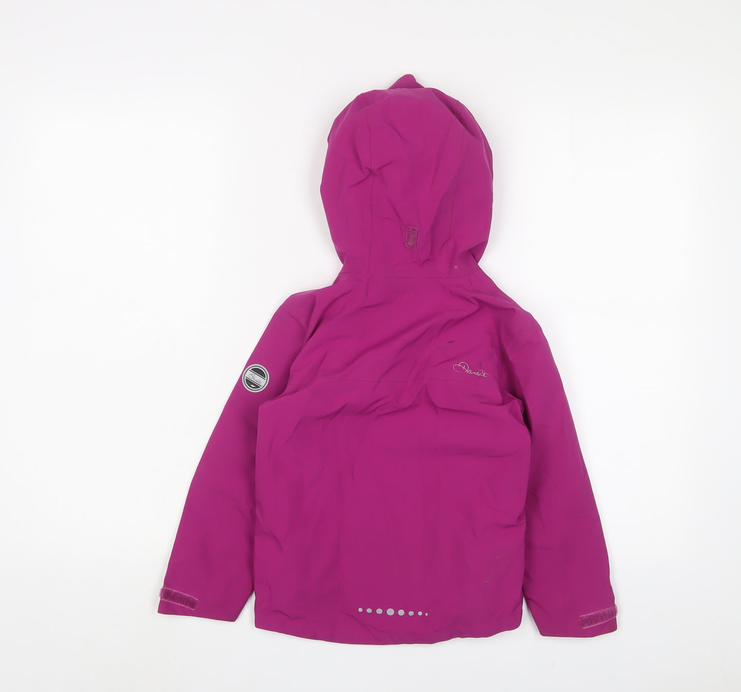 Dare 2B Girls Pink Basic Coat Coat Size 5-6 Years Zip - Logo