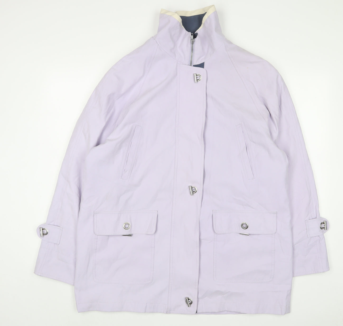 Berkertex Womens Purple Jacket Size 14 Zip