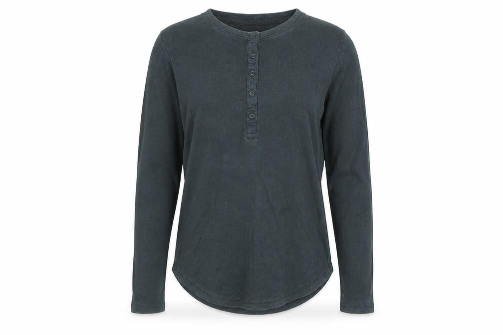 Per Una Womens Grey Cotton Jersey T-Shirt Size 8 Crew Neck