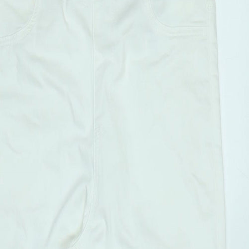 Marks and Spencer Womens White Cotton Jegging Jeans Size 12 L27 in Regular