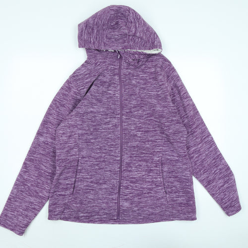 Mountain Warehouse Womens Purple Jacket Size 18 Zip