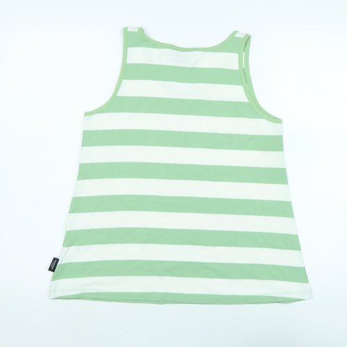 Holebrook Sweden Womens Green Cotton Blend Basic Tank Size M Scoop Neck