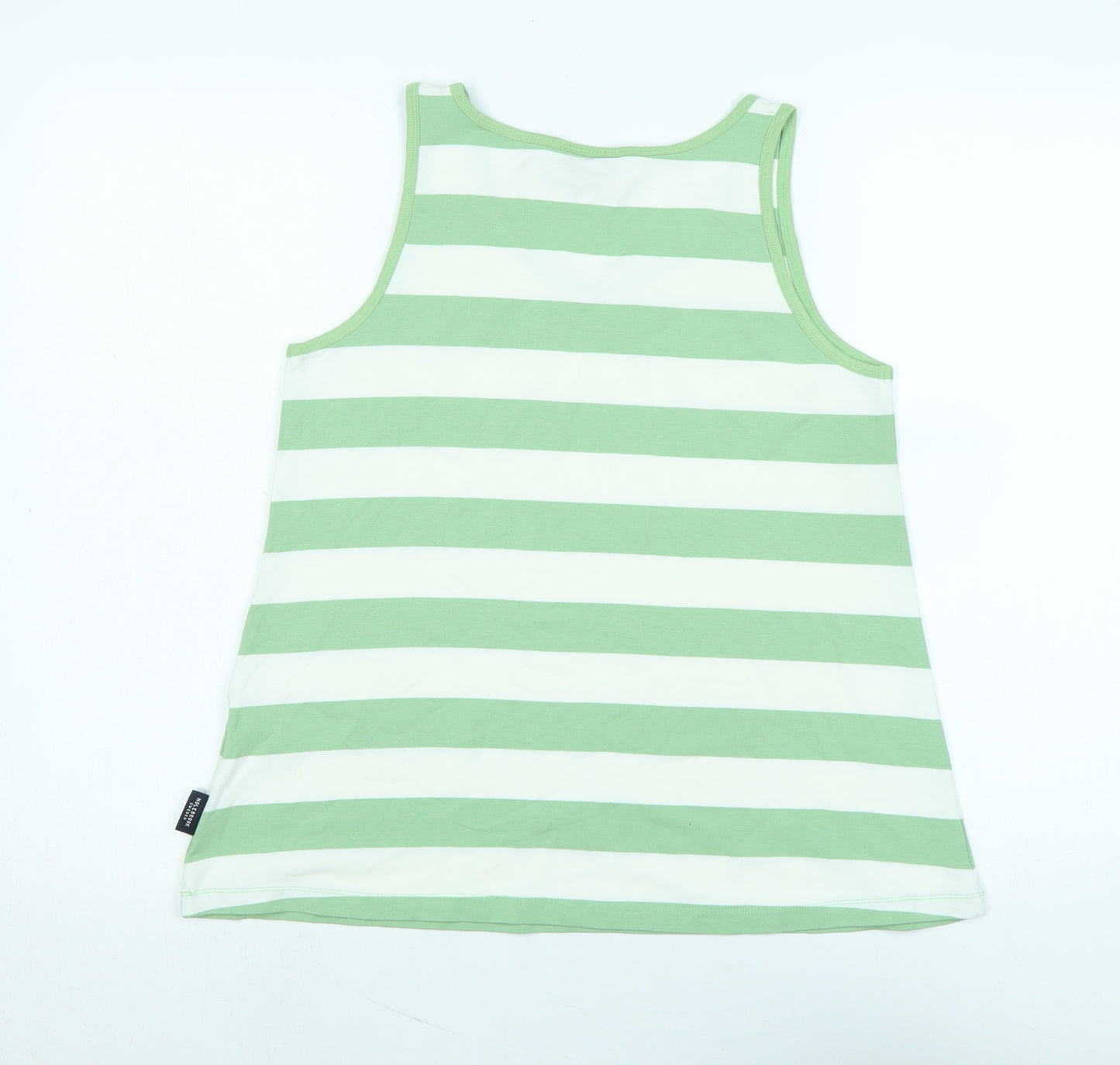 Holebrook Sweden Womens Green Cotton Blend Basic Tank Size M Scoop Neck