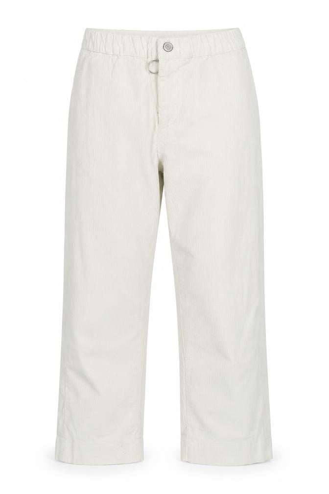 John Galt Womens Ivory Cotton Blend Trousers Size S L26 in Regular