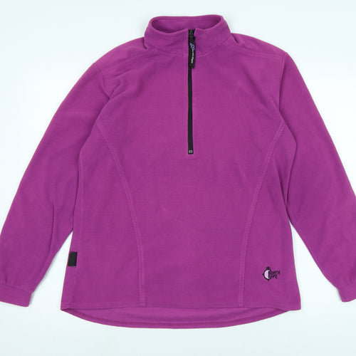 North Cape Womens Purple Jacket Size M Zip