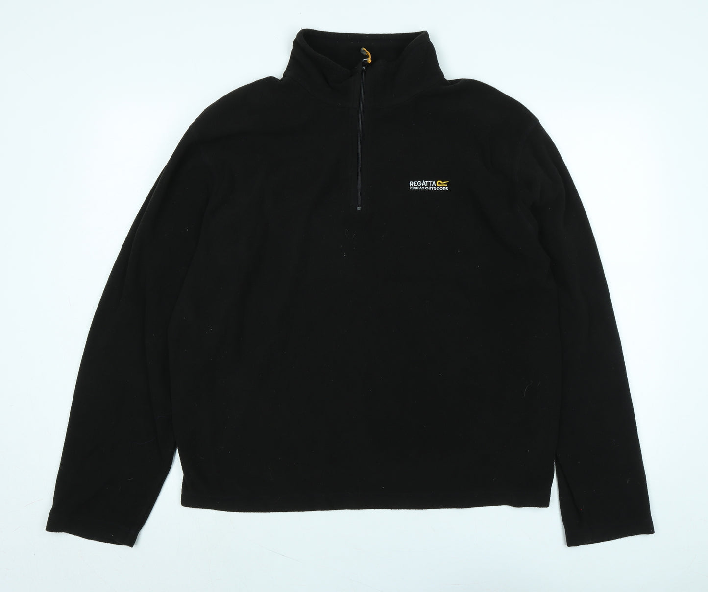 Regatta Mens Black Polyester Pullover Sweatshirt Size XL