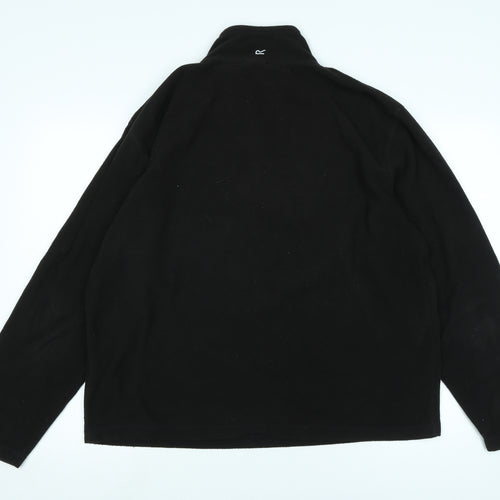 Regatta Mens Black Polyester Pullover Sweatshirt Size XL