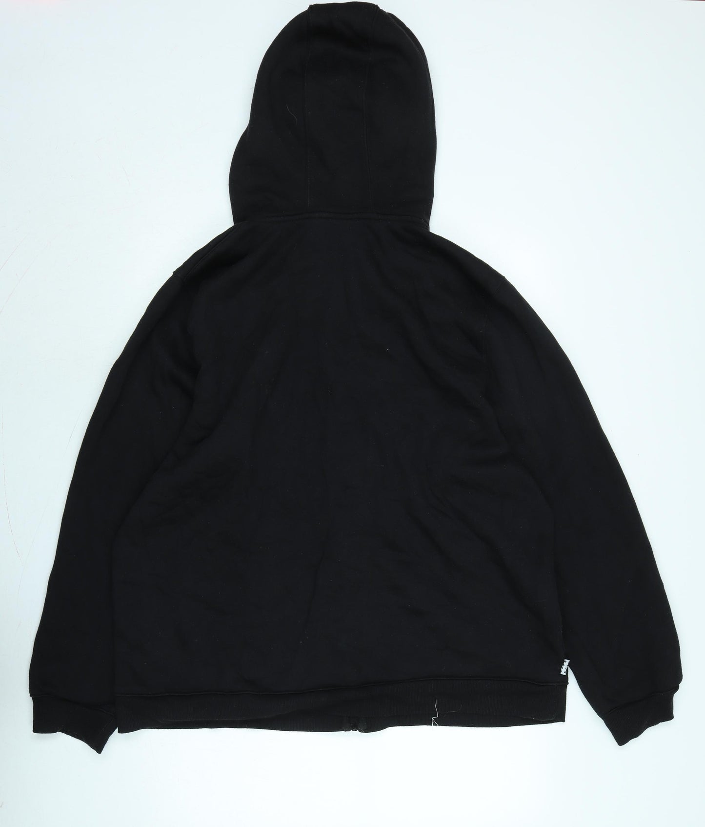 Lonsdale Mens Black Jacket Size 4XL Zip - Logo - Lonsdale