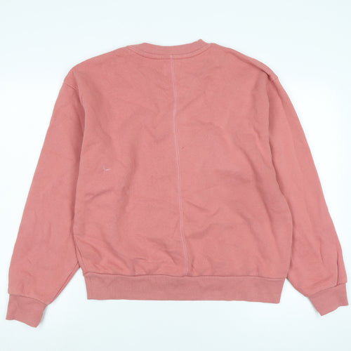 Cozi Womens Pink Polyester Pullover Sweatshirt Size M