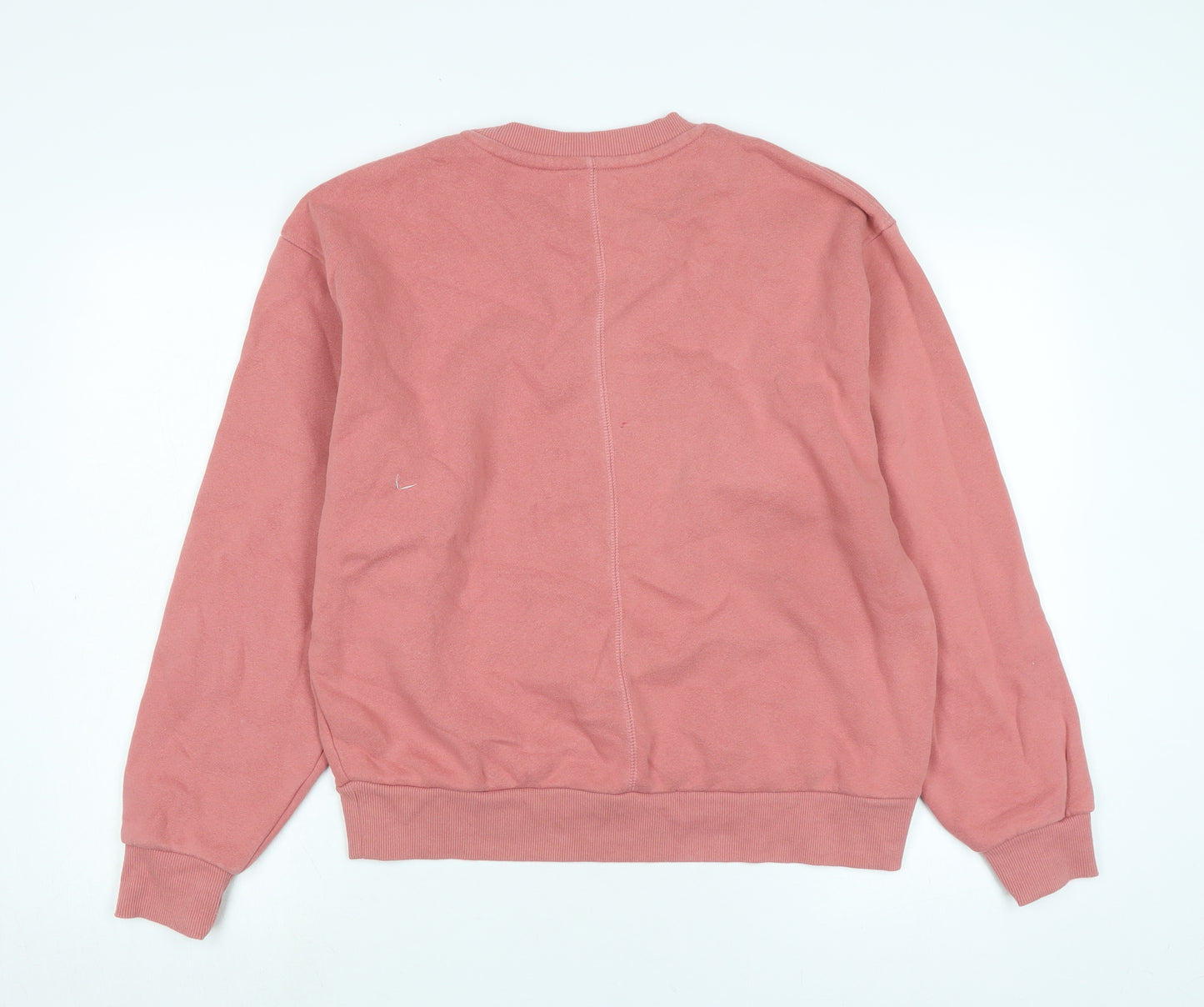 Cozi Womens Pink Polyester Pullover Sweatshirt Size M