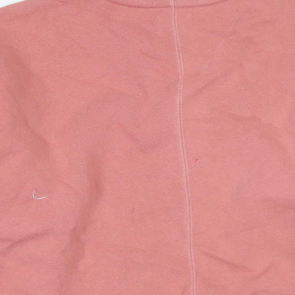 Cozi Womens Pink Polyester Pullover Sweatshirt Size M