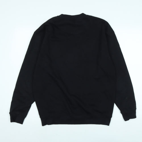 Star Wars Boys Black Polyester Pullover Sweatshirt Size M - Logo - Star wars