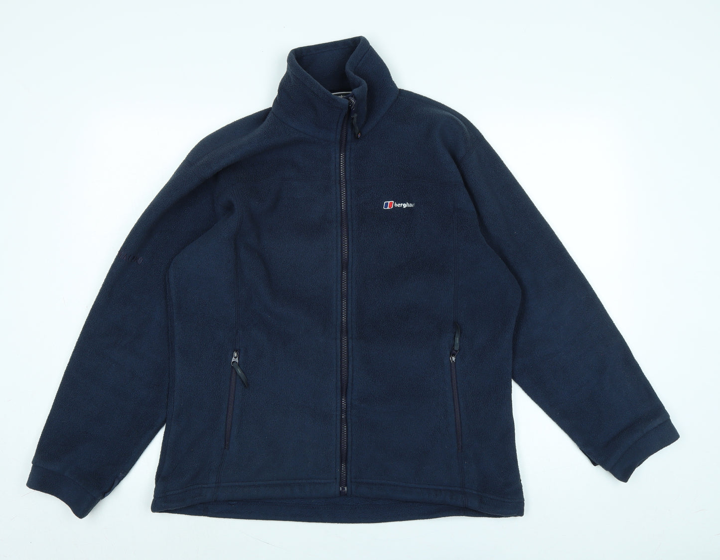 Berghaus Womens Blue Jacket Size 12 Zip - Logo