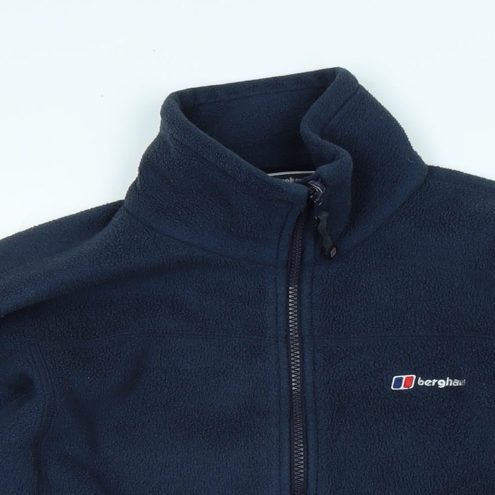 Berghaus Womens Blue Jacket Size 12 Zip - Logo