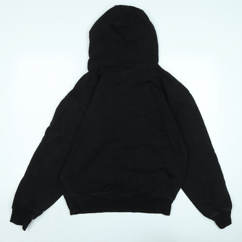 Home Grown Mens Black Polyester Pullover Hoodie Size S - Logo - Home Grown