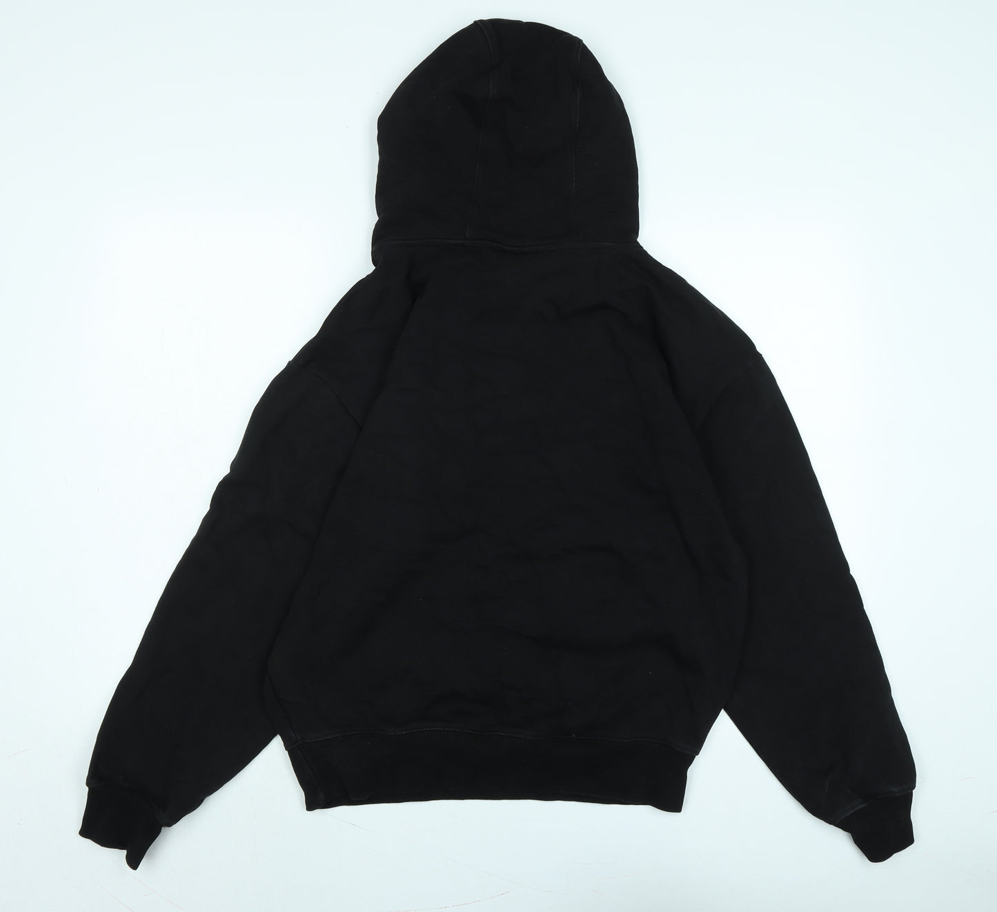 Home Grown Mens Black Polyester Pullover Hoodie Size S - Logo - Home Grown