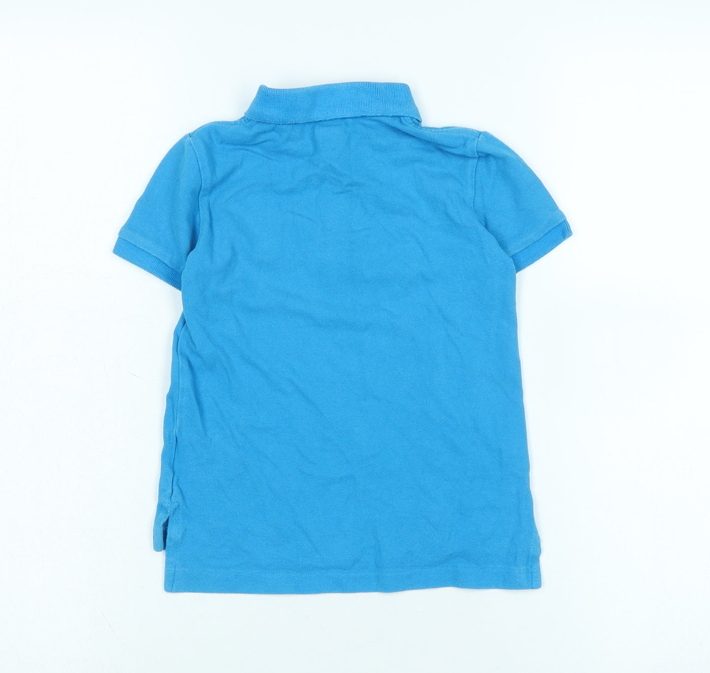 Polo Ralph Lauren Boys Blue Cotton Basic Polo Size 3 Years Collared - Logo