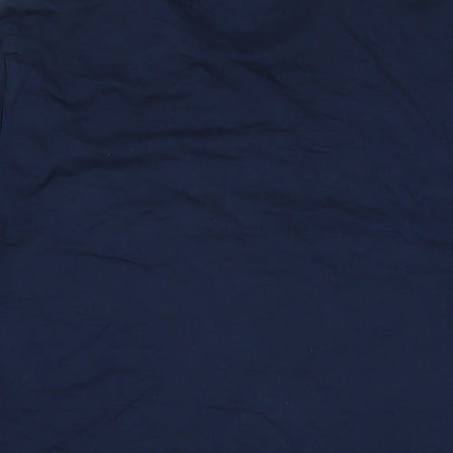 Lee Cooper Mens Blue Cotton T-Shirt Size 3XL Crew Neck - Logo - Lee Cooper