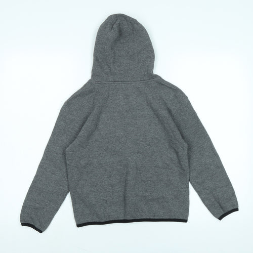 Levis Boys Grey Polyester Pullover Hoodie Size 8-9 Years - Logo