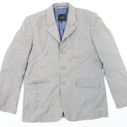 Thomas Nash Boys Grey Jacket Blazer Size 14 Years Button