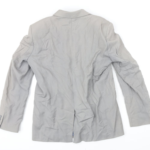 Thomas Nash Boys Grey Jacket Blazer Size 14 Years Button