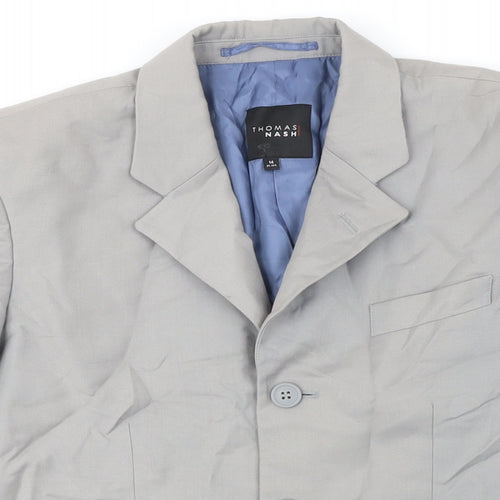 Thomas Nash Boys Grey Jacket Blazer Size 14 Years Button